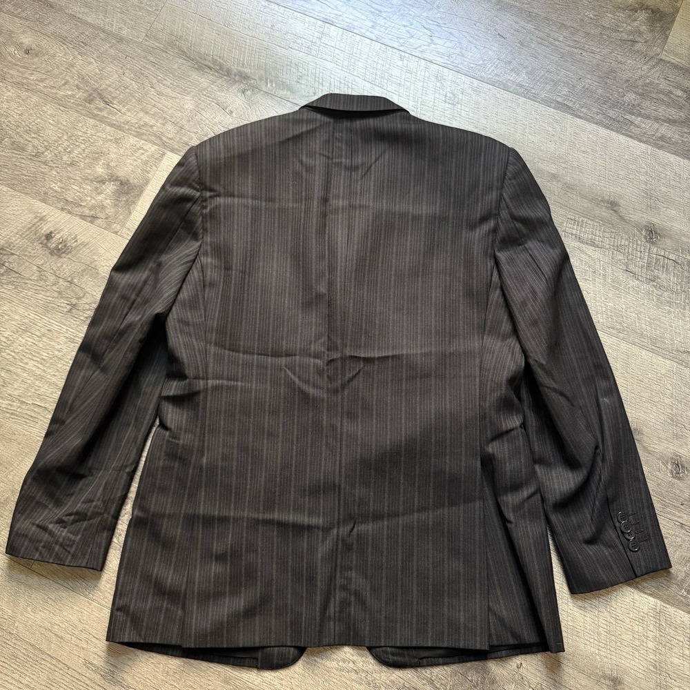 Ermenegildo Zegna Traveler Blazer Men 42R 100% Wool Striped Jacket Made In Italy - Picture 3 of 14